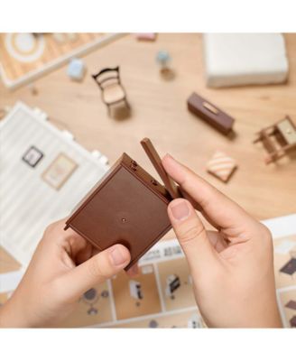 3D Puzzles Plastic House Building Set Toy DIY Plastic Building Set Toys Playset Gifts for Teens Adults, Multicolor, 7.36"2.76"11.30"