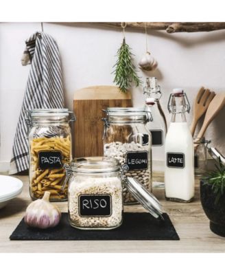 Swing Chalk-Label Bottles, Set of 6