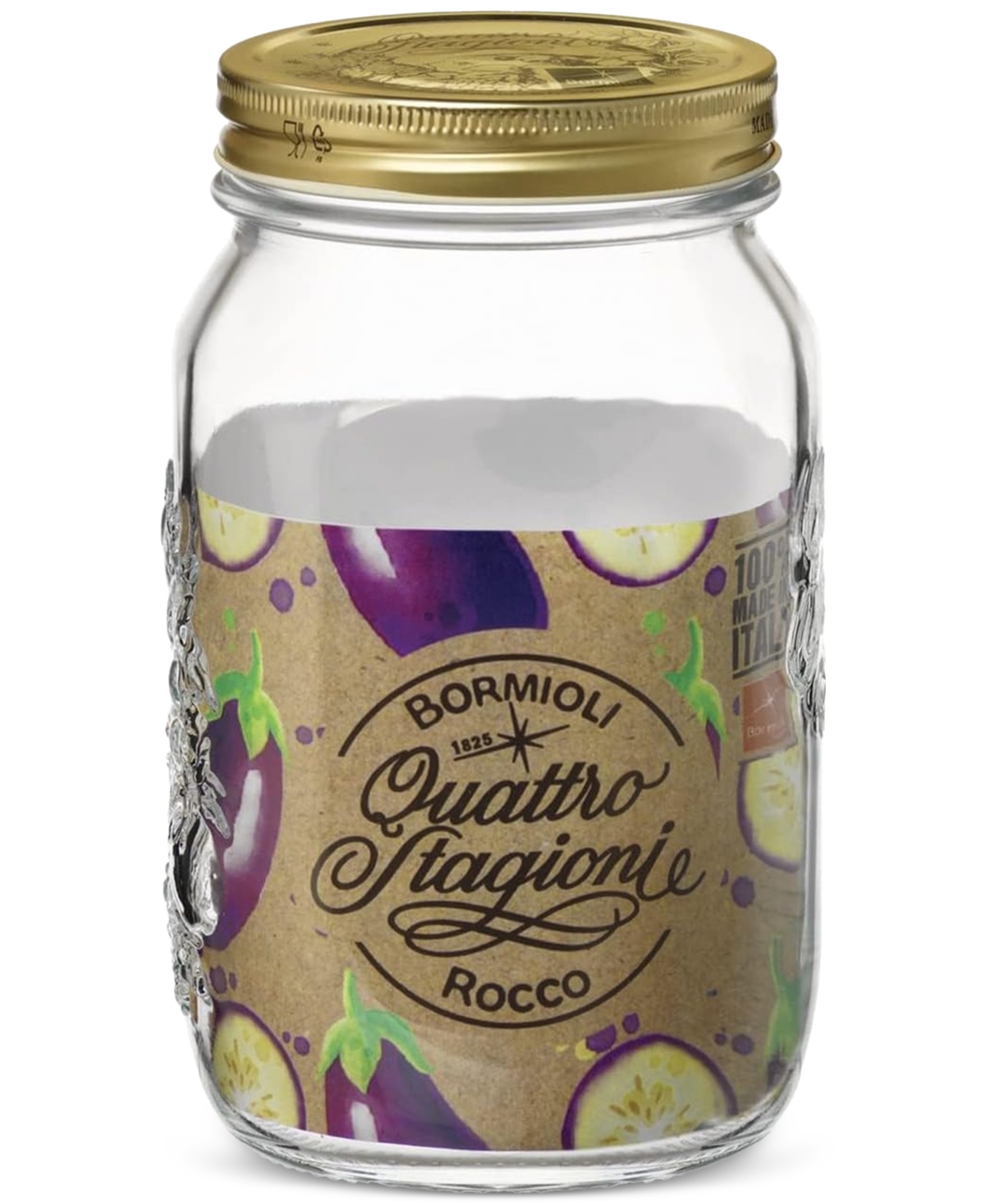 Bormioli Rocco Quattro Stagioni 67-Oz. Wide-Mouth Glass Jar, Set of 6