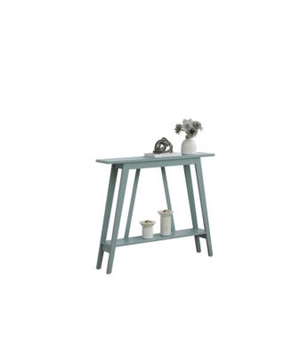 Conway Console Table Functional Narrow Wood Accent Entryway Table with Storage Shelf