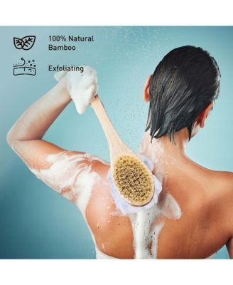 Exfoliation Essentials Kit – Dual Brush, Bath Body Brush, & 4-in-1 Foot Scrubber