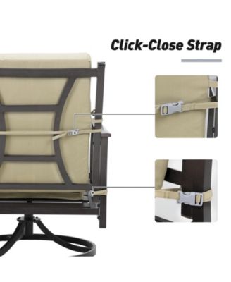 Outdoor Chair Cushion 20.5x20.5x4.33 inches Patio Furniture Seat Cushion - Set of 4