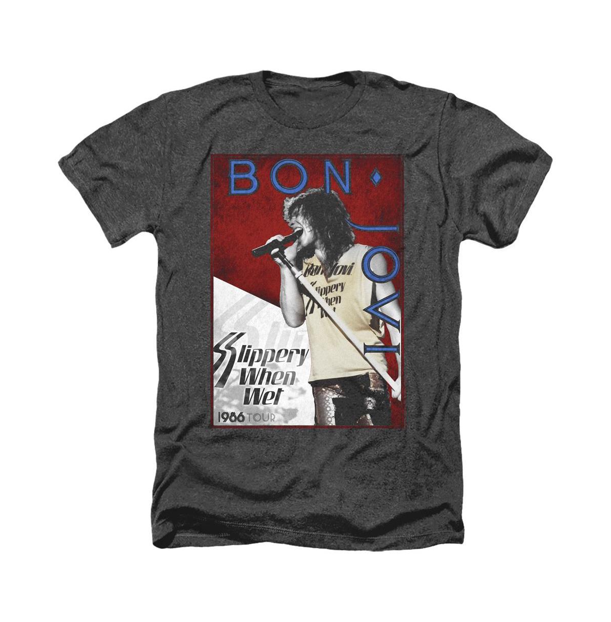 Men's 86 Tour Adult Heather T-Shirt - Black