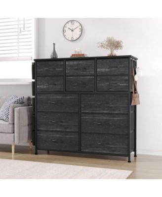 12 Drawer Dresser for for Bedroom, Fabric Dressers & Chest of Drawers