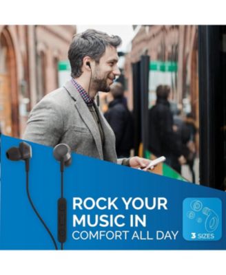 Wired Earbuds USB-C with Microphone Type-C Headphones, Powerful Bass, Lightweight In-Ear Design, 3-Button In-Line Remote