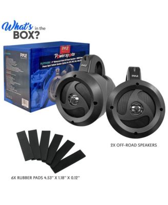 4” Waterproof Off-Road Speakers, 900W, Compact Power Sport System (Pair)