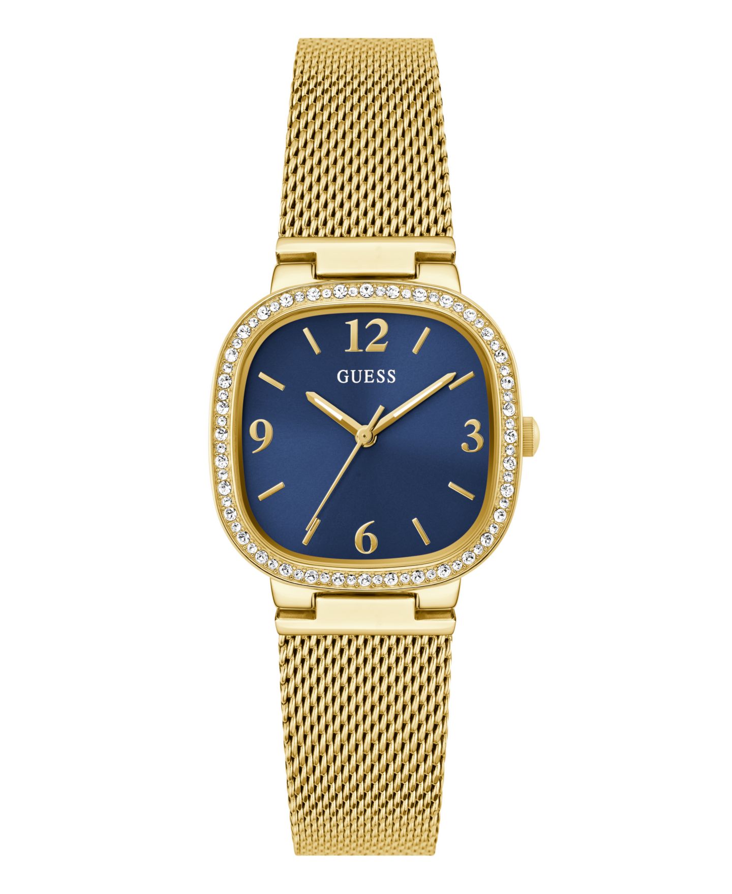 Женские часы GUESS Gold-Tone Mesh Bracelet Watch, 32mm — фото 1