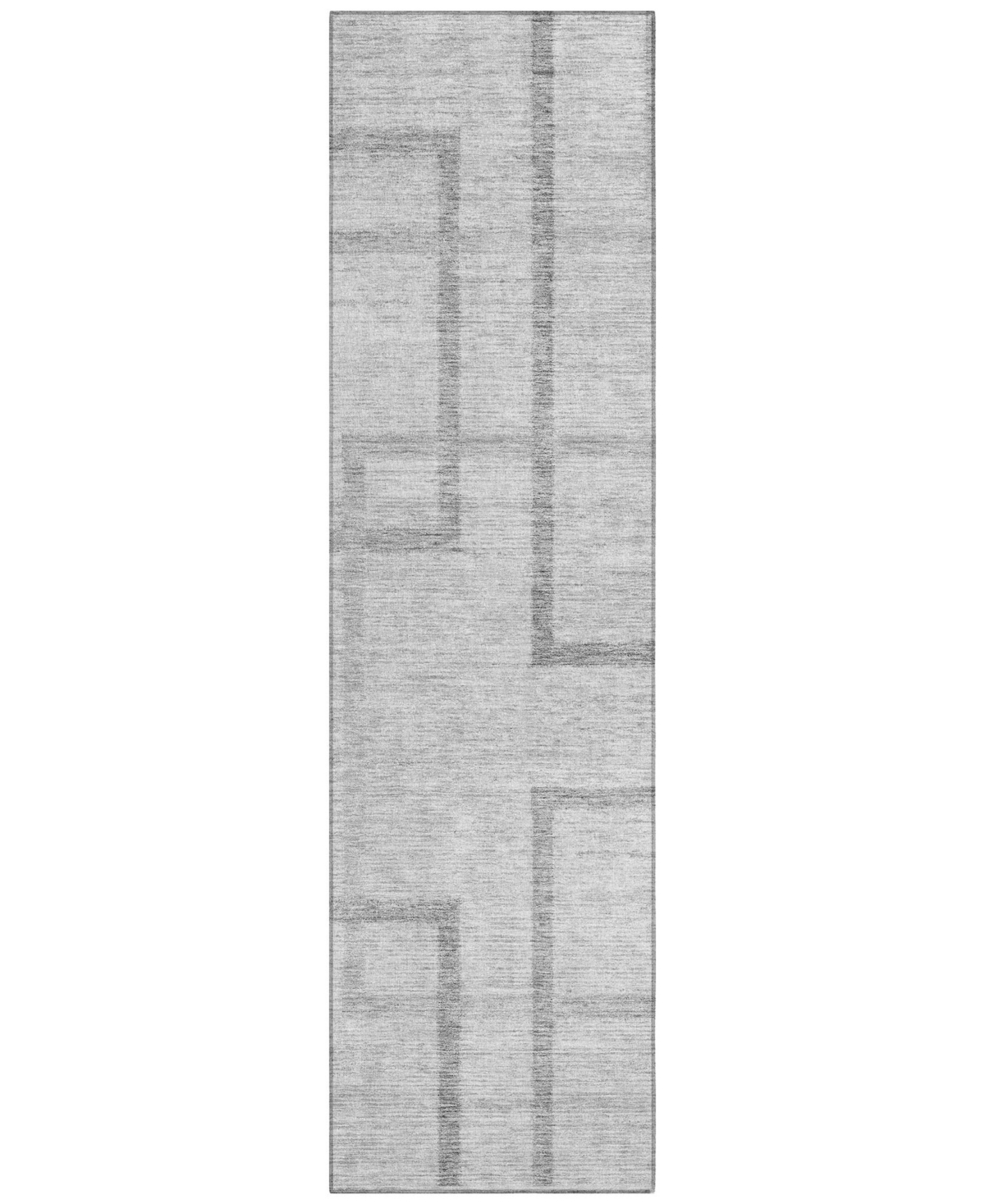 Addison Chantille Acn827 2'3"x7'6" Runner Area Rug In Gray
