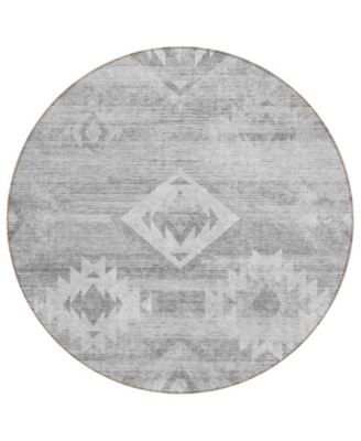 Addison Chantille Machine Washable ACN837 8'x8' Round Area Rug