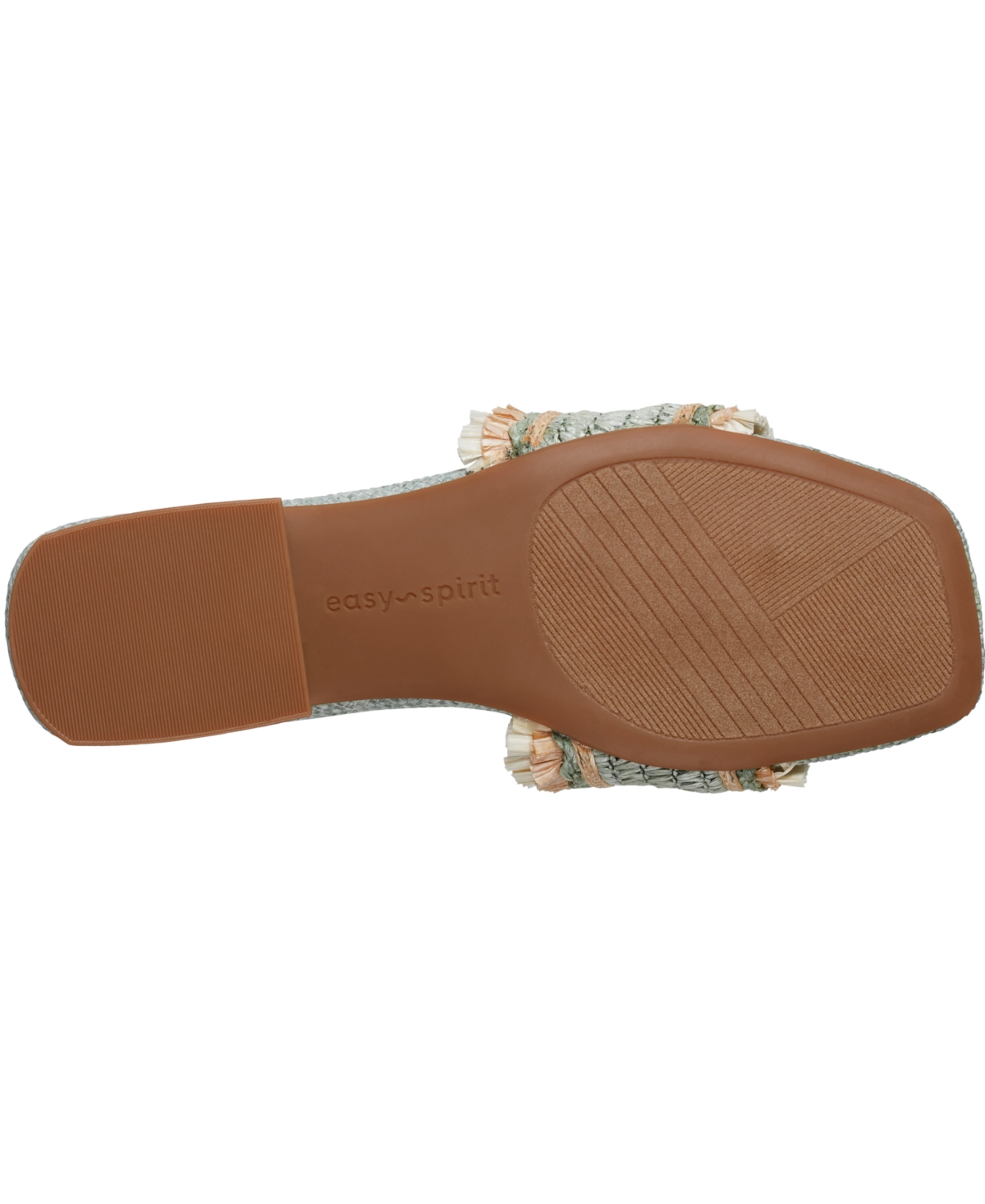 EASY SPIRIT WOMEN'S GRACIELA RAFFIA BLOCK HEEL SANDALS 