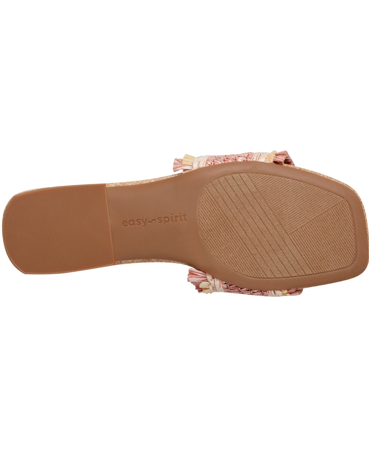 EASY SPIRIT WOMEN'S GRACIELA RAFFIA BLOCK HEEL SANDALS 