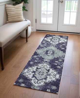 Chantille Machine Washable ACN846 2'3"x7'6" Runner Area Rug