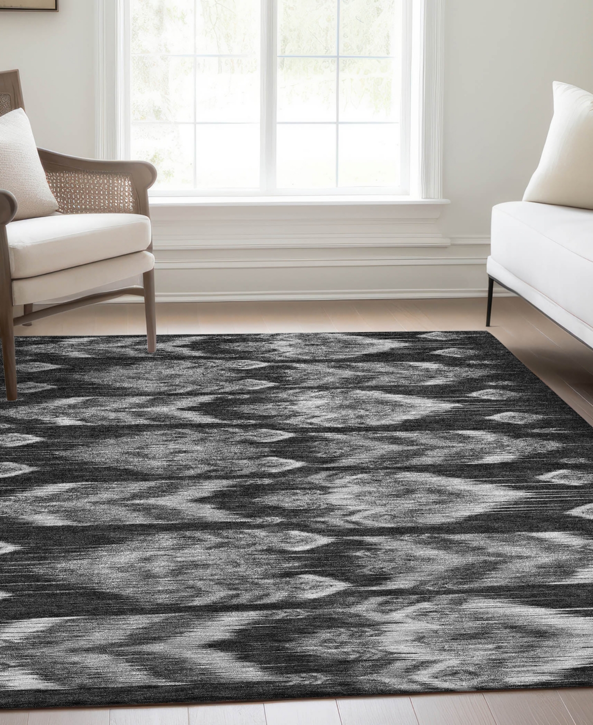 Addison Chantille Acn812 2'6"x3'10" Area Rug In Black