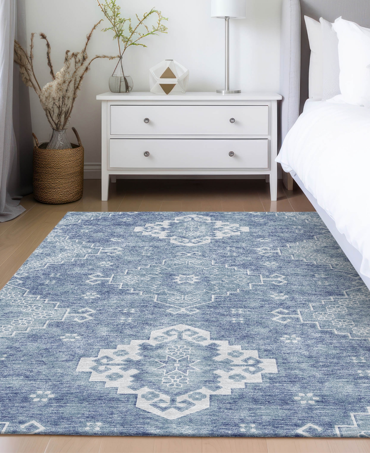 Addison Chantille Acn847 5'x7'6" Area Rug In Blue