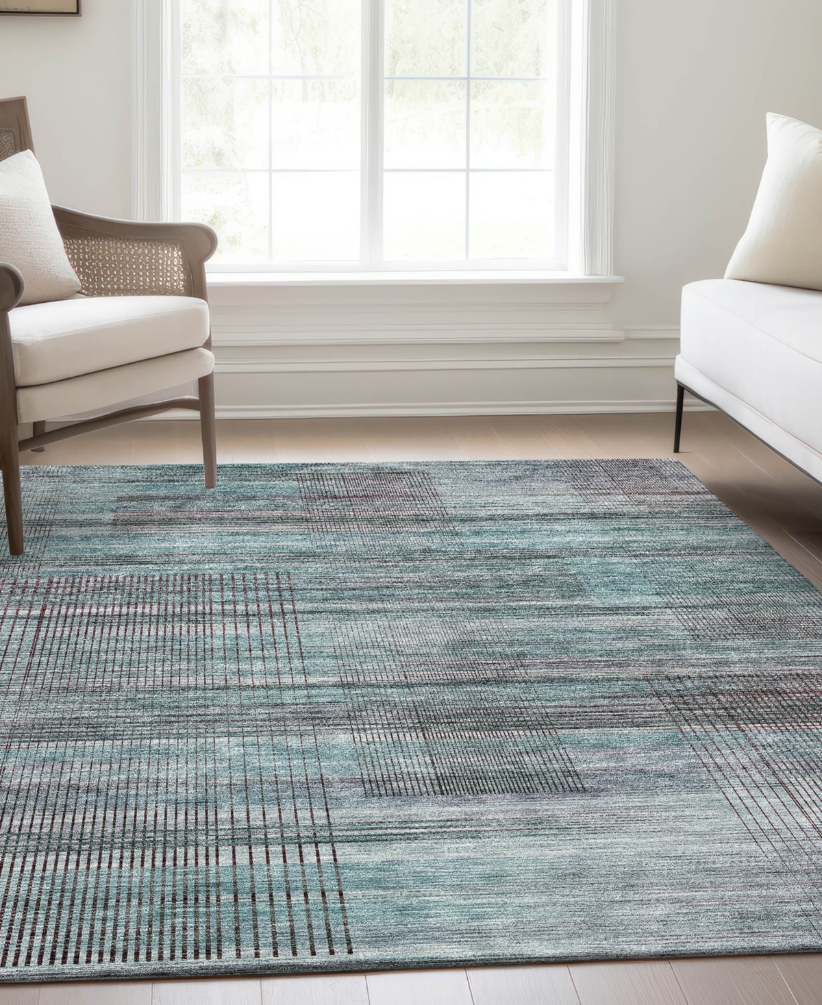Addison Chantille Acn819 9'x12' Area Rug In Teal