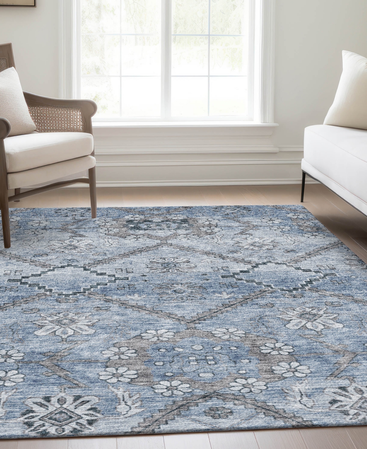 Addison Chantille Acn841 8'x10' Area Rug In Blue