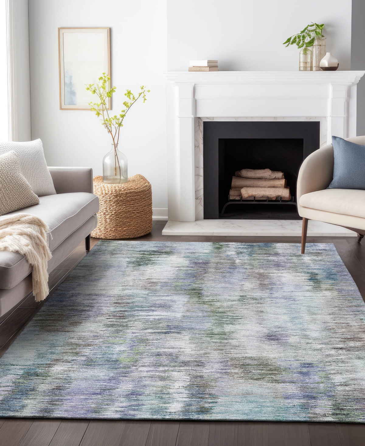 Addison Chantille Acn813 9'x12' Area Rug In Green