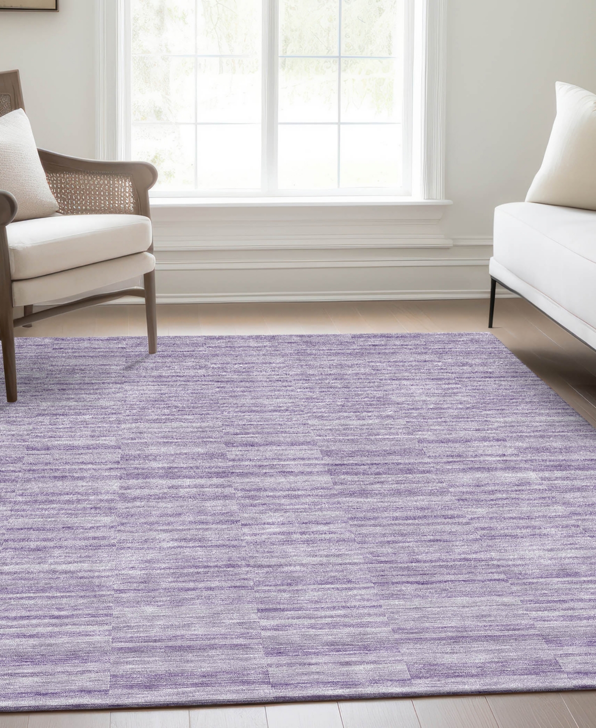 Addison Chantille Acn817 9'x12' Area Rug In Plum