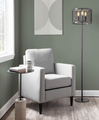 33" Wood Wendy Contemporary Arm Chair