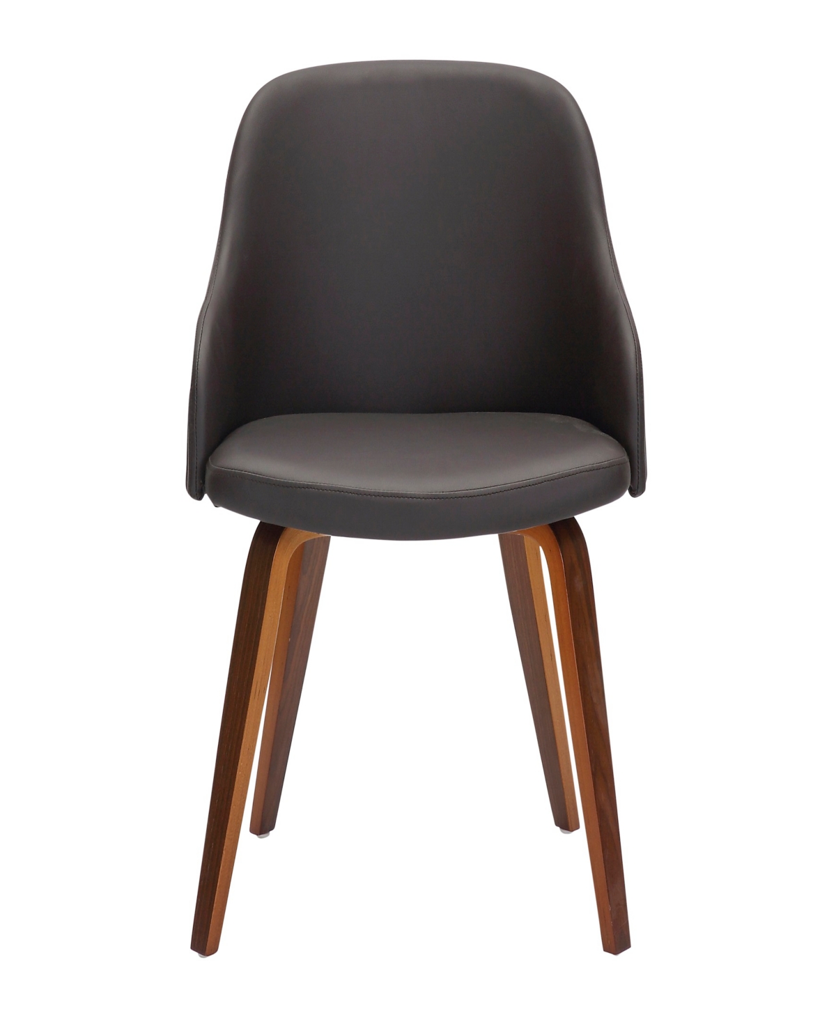 Lumisource 31" Wood Bacci Mid-century Modern Dining Accent Chair In Brown
