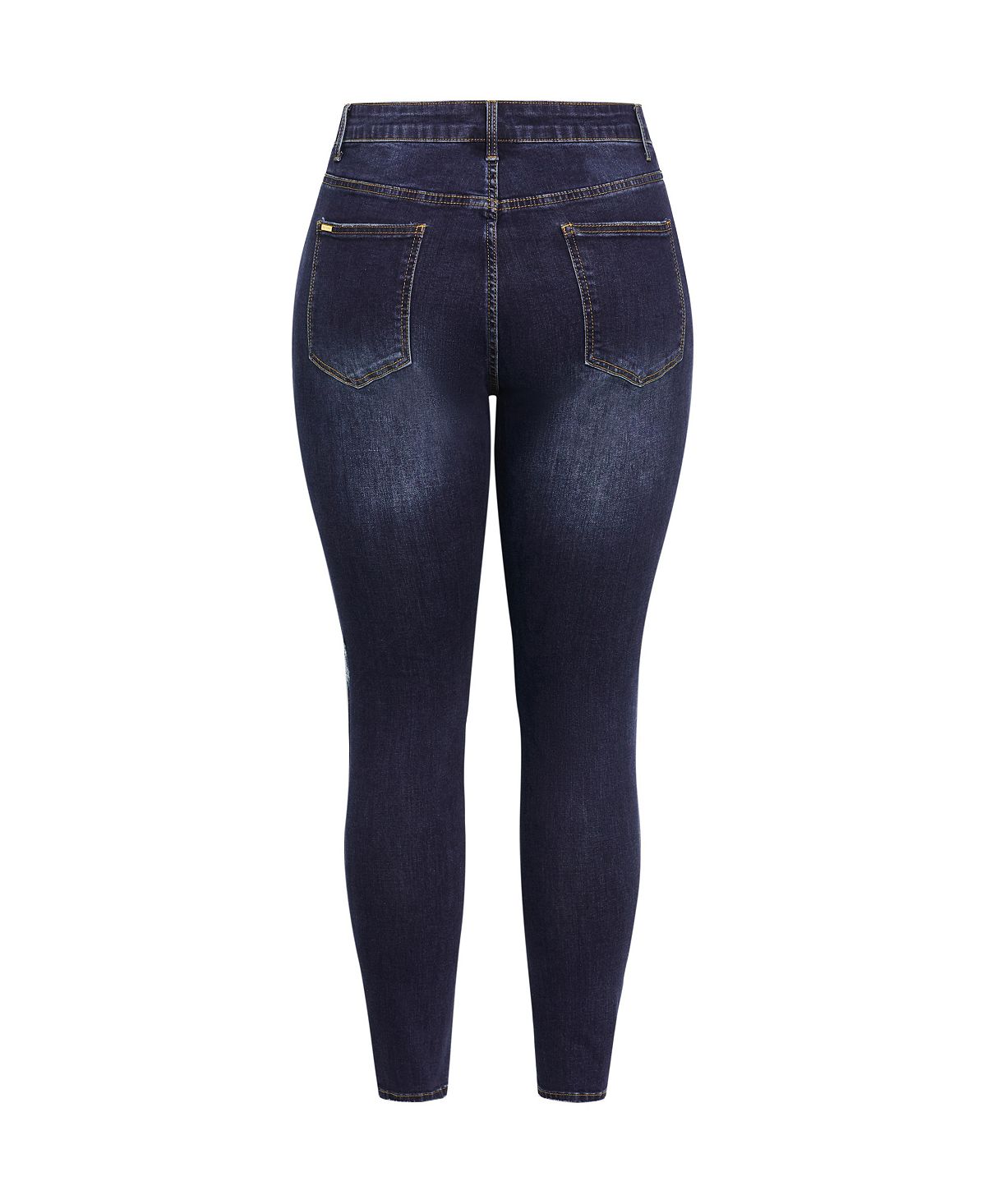 CITY CHIC Plus Size Asha Jojo Distressed Detail Crop Jean view 5 — MAYCSS fashion products
