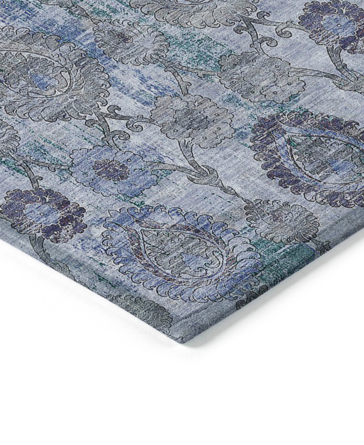Addison Chantille Acn821 2'3"x7'6" Runner Area Rug In Blue