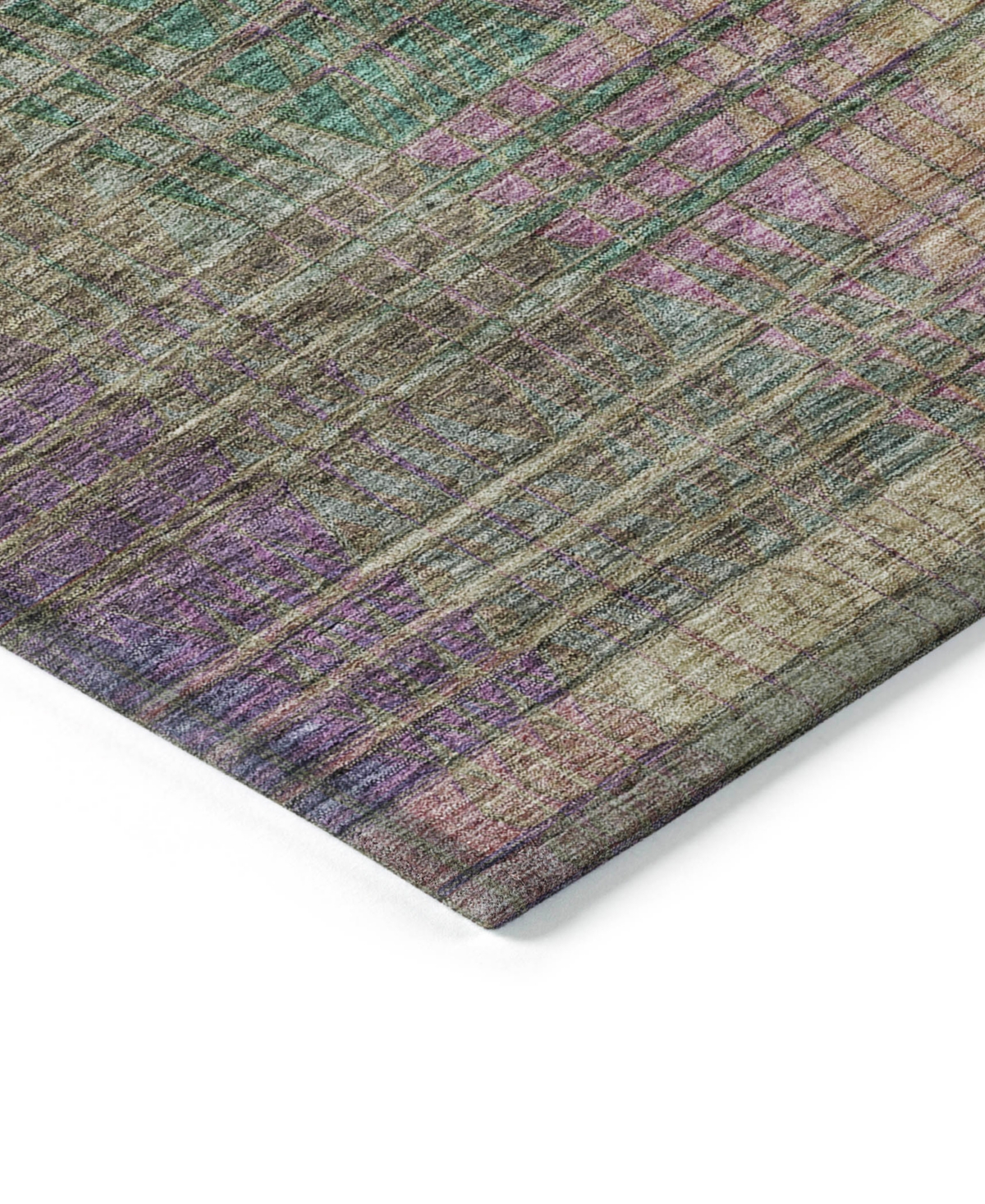 Addison Chantille Acn828 5'x7'6" Area Rug In Plum