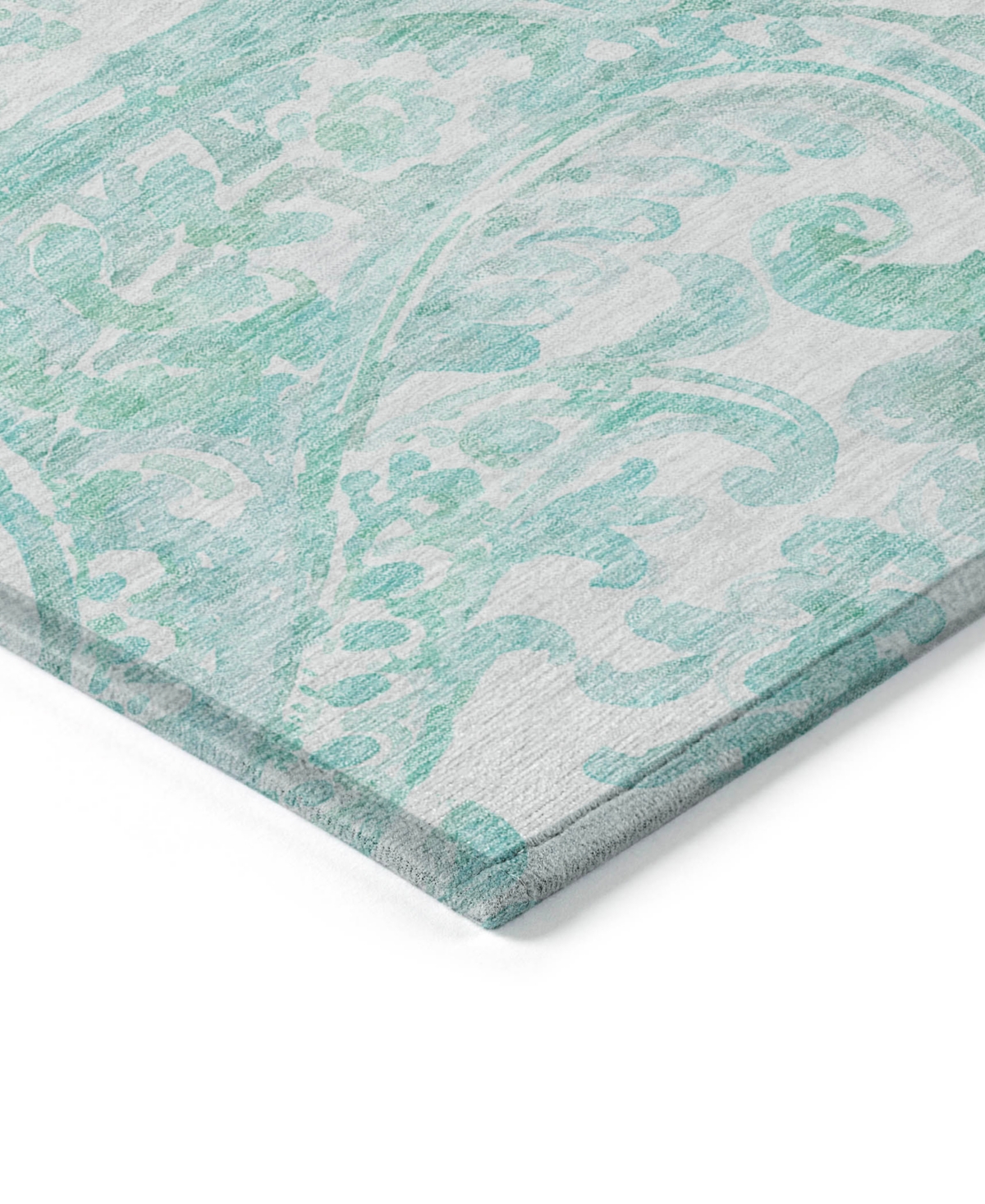 Addison Chantille Acn835 8'x10' Area Rug In Turquoise