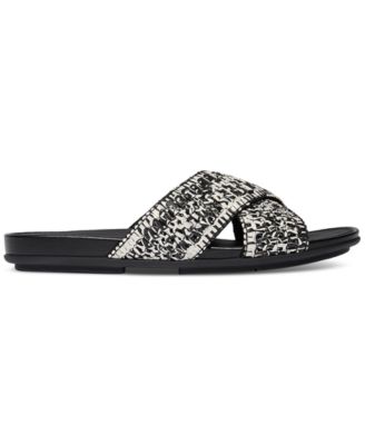 Women's Gracie Woven Cross Slide Sandals