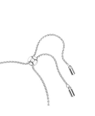 Imber White, Rhodium Plated Mixed Round Cuts Tennis Bracelet