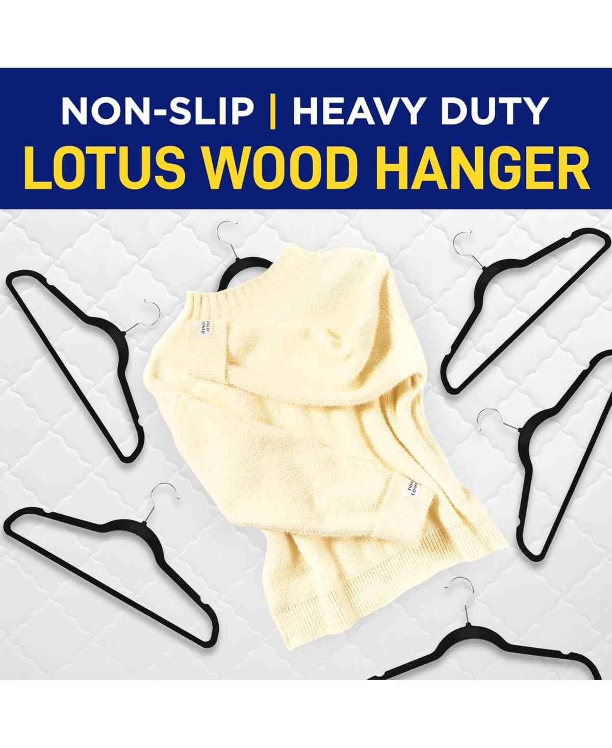 Bakken- Swiss Lifemaster Premium Quality Velvet Non-Slip Clothes Hangers