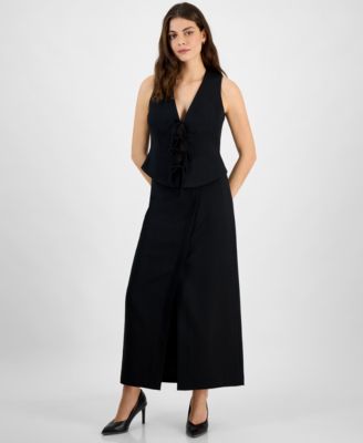 Women's Tie-Front Vest, Exclusively at Macy's