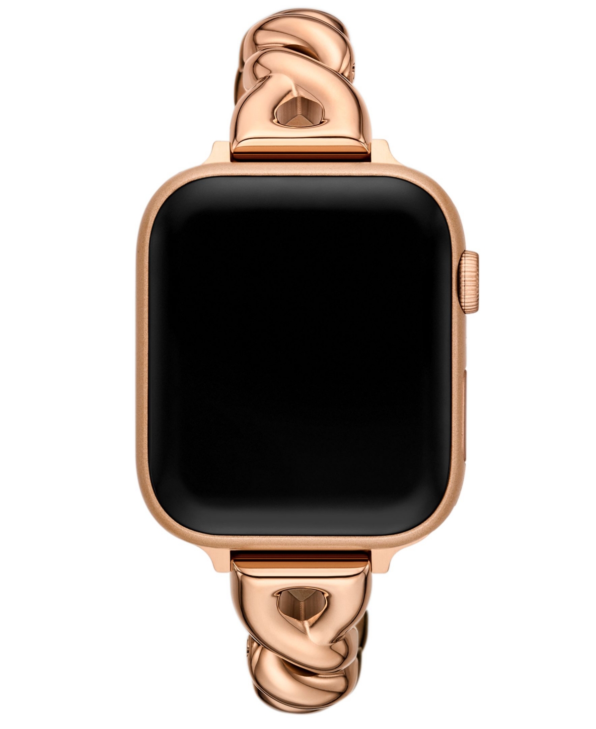 Shop Kate Spade Women's Rose Gold-tone Stainless Steel Band For Apple Watch, 38/40/41/42/44/45mm