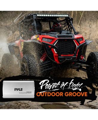 2-Channel Weather-Resistant Audio Amplifier, Compact Class D, 1000W