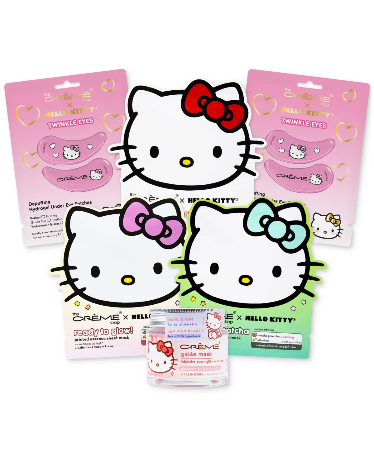 The Creme Shop X Hello Kitty Daily Skin Superstars 6-pc Set In No Color