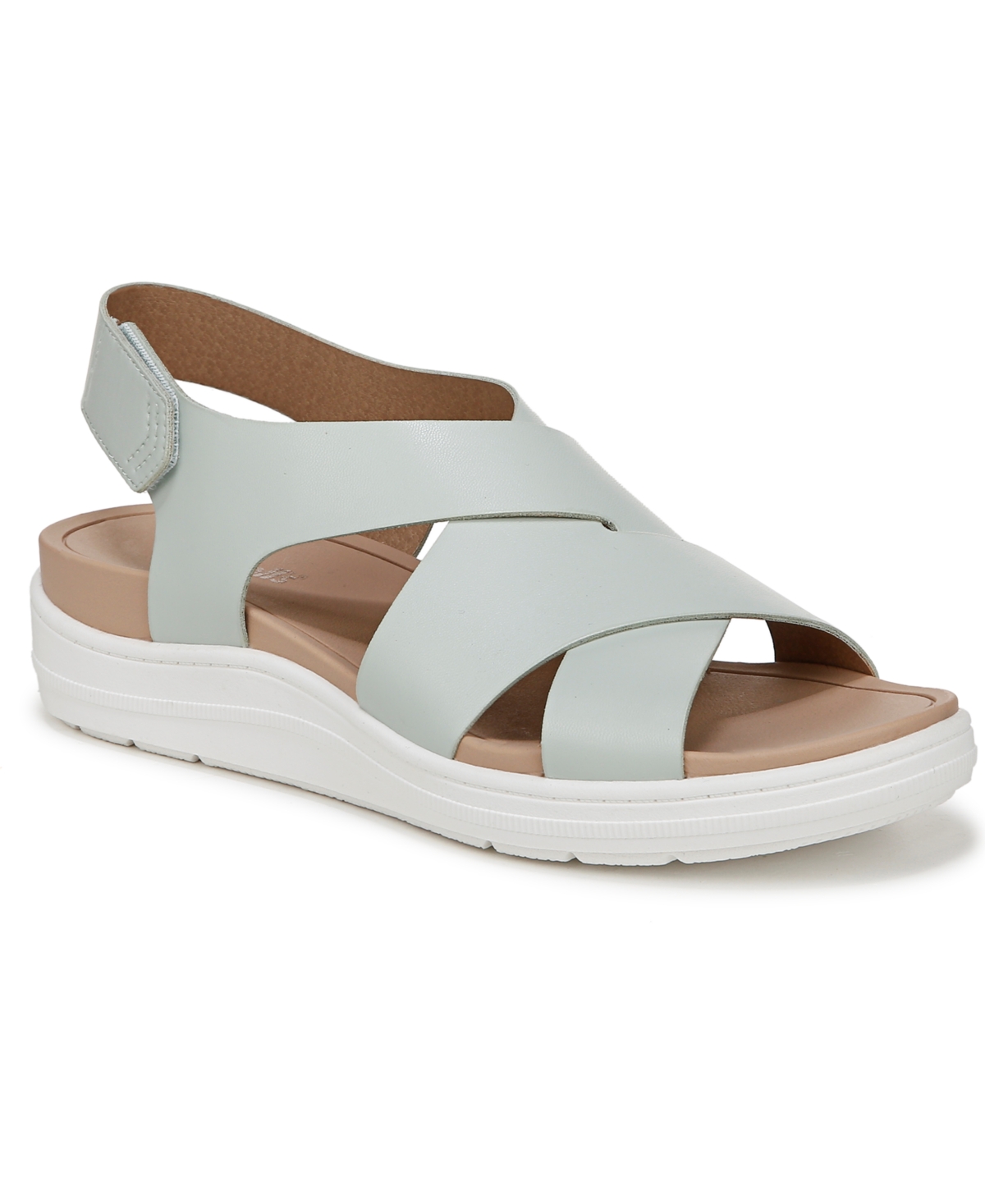 Women's Time Off Sea Slingback Wedge Sandals - Ocean Green Faux Leather