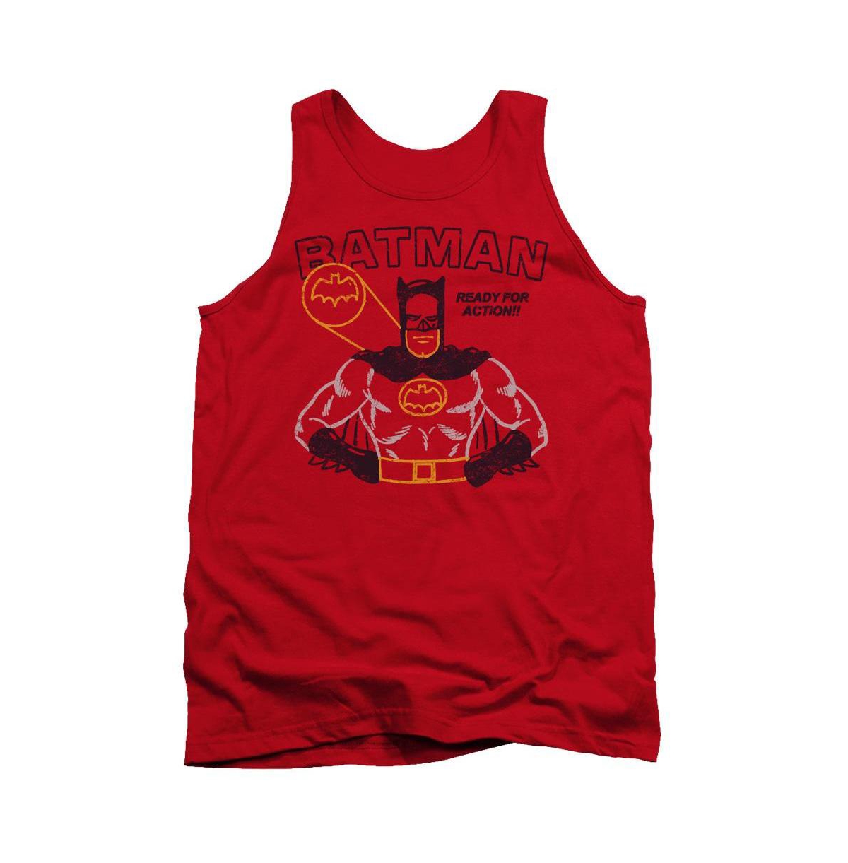 Men's Ready For Action Adult Tank Top - Red