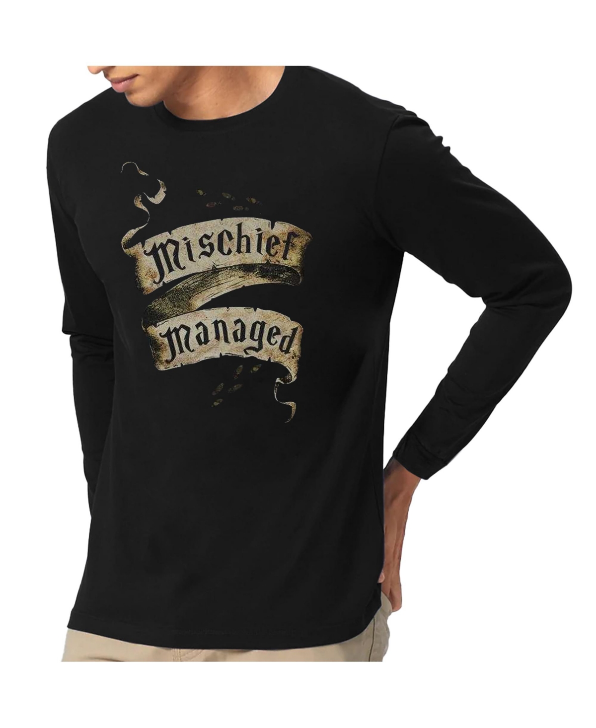 Harry Potter Mens Mischief Managed Long Sleeve Adult Tee / T-Shirt