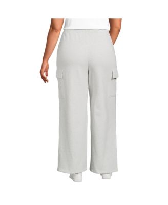 Plus Size Serious Sweats High Rise Wide Leg Cargo Pant - Set Bottom