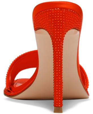 Steve Madden ラインストーン ハイヒール Yara サンダル Steve Madden】ラインストーンの新作ハイヒールミュール YARA