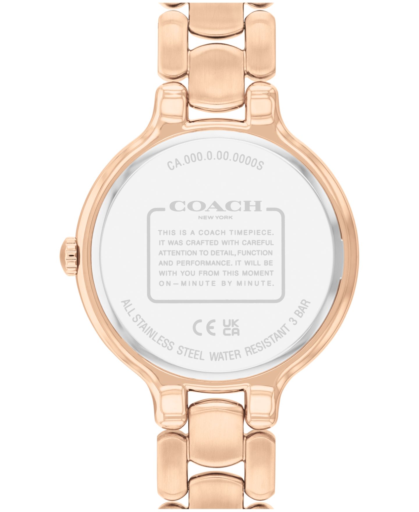 Женские часы Coach Chelsea Rose Gold Tone Stainless Steel Bracelet Watch, 36mm — фото 2
