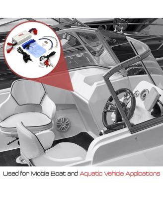 4-Channel Bluetooth Marine Amplifier Kit, Waterproof, 1200W, White