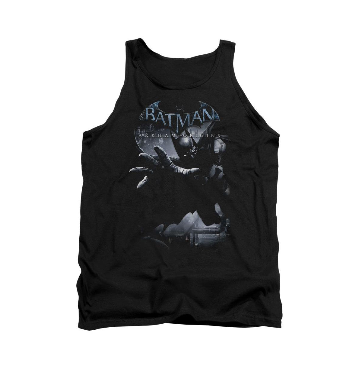Men's Arkham Origins Out Of The Shadows Adult Tank Top - Black