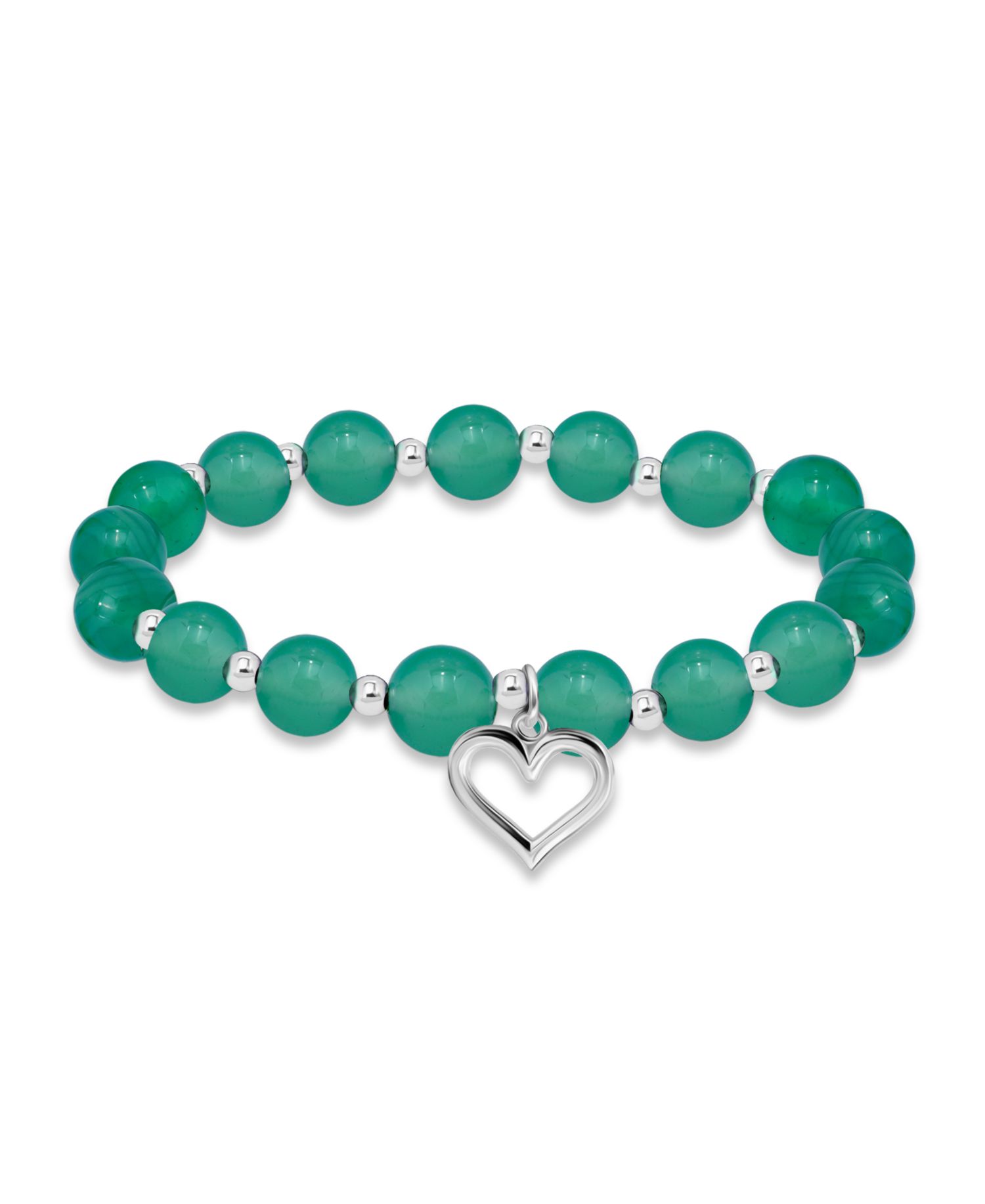 Зелёный Agate Серебристый