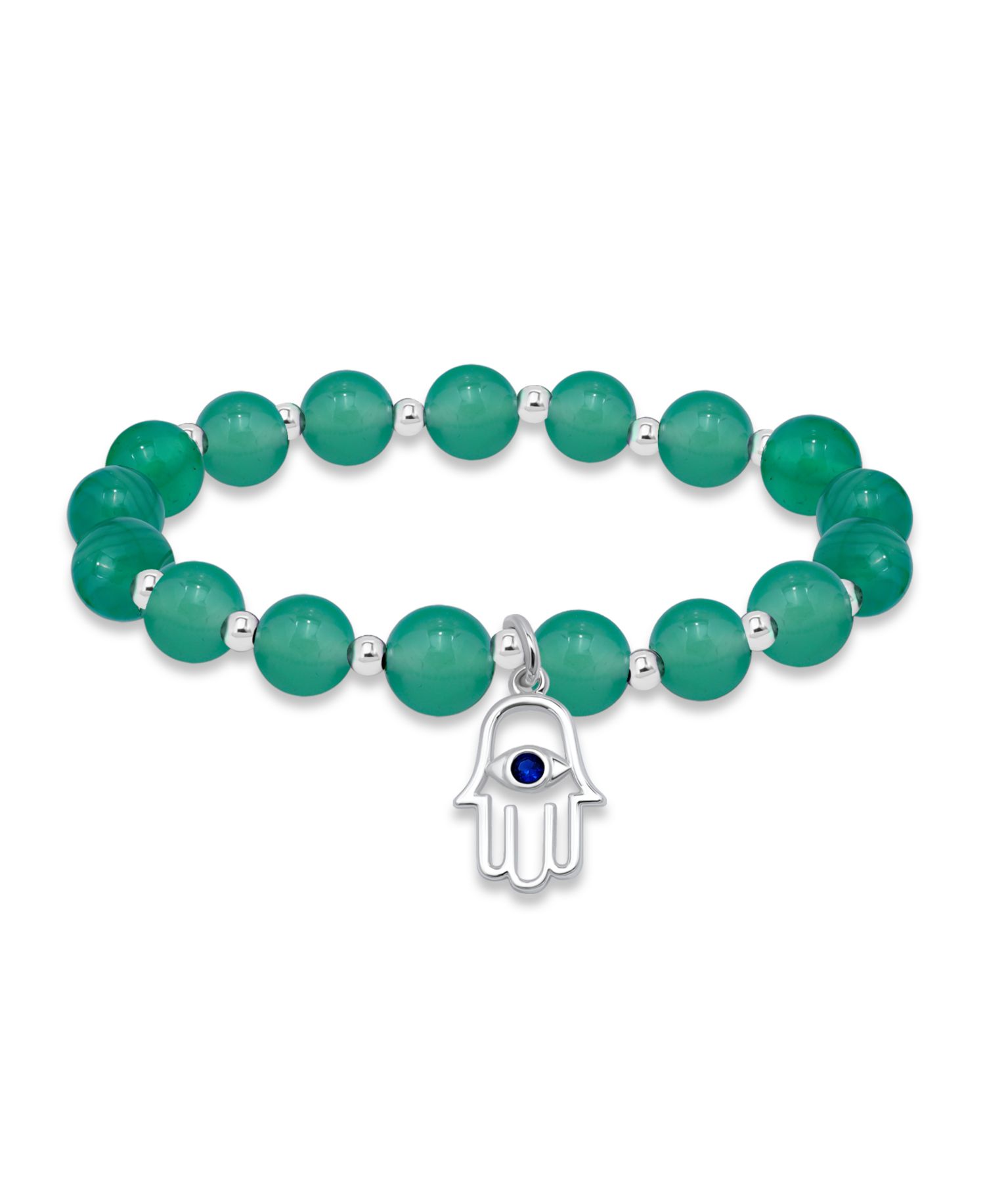 Зелёный Agate Серебристый