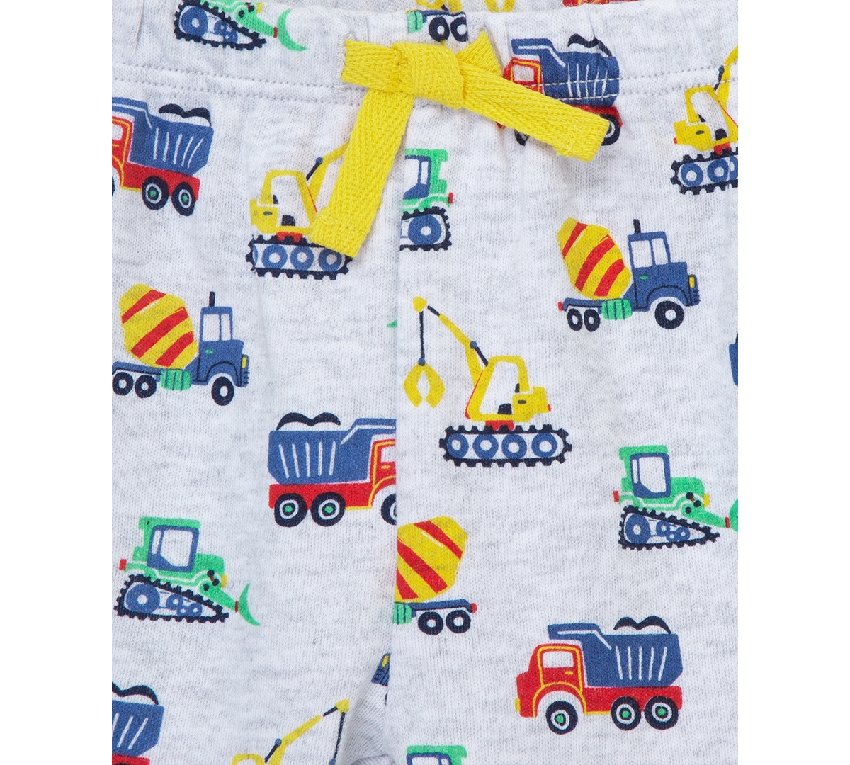 Shop Little Me Baby Boys Construction Cotton Bodysuit, Hat & Pants, 3 Piece Set In Dark Gray