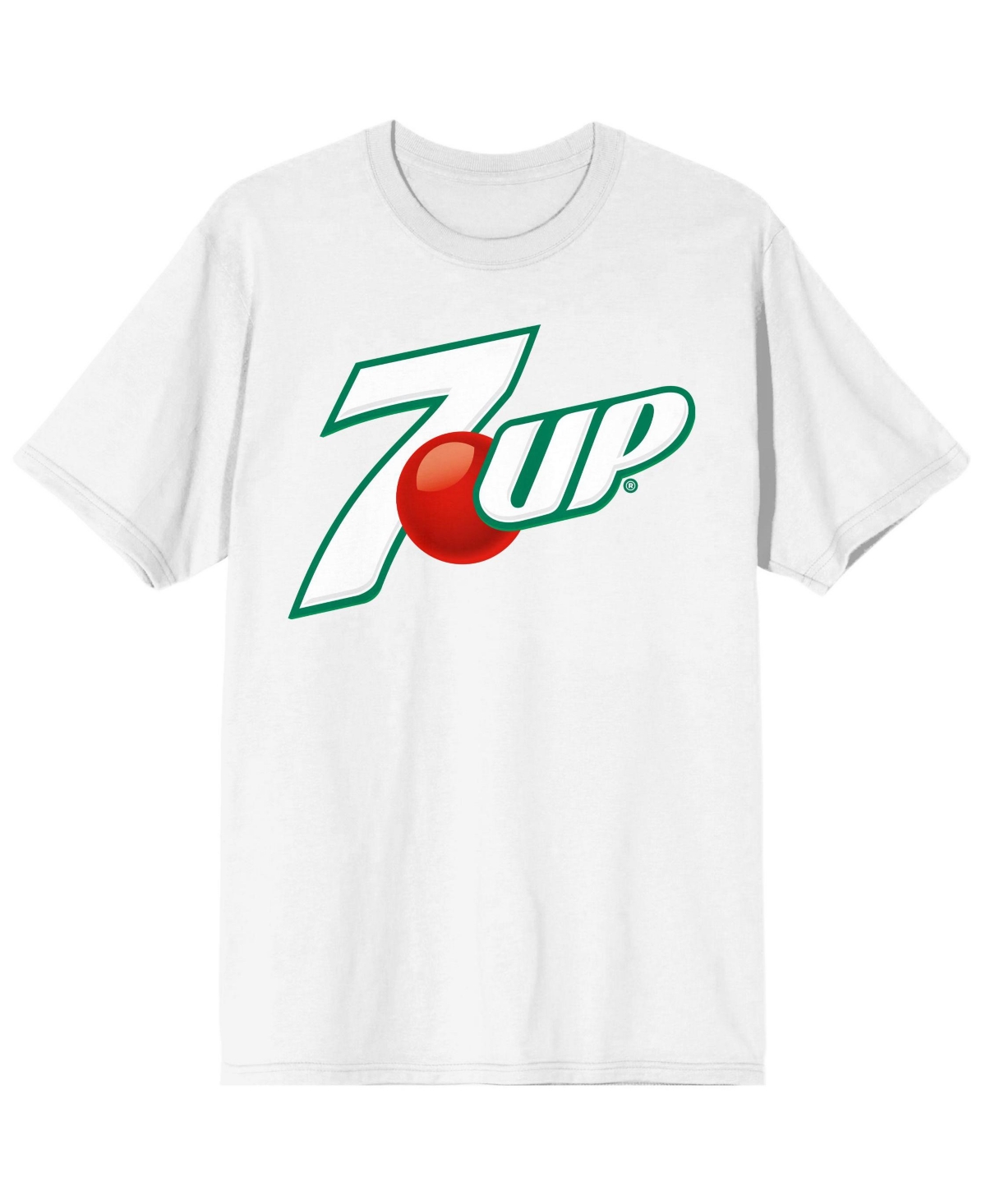 Men's Soft Drink Logo White T-shirt-3XL - White