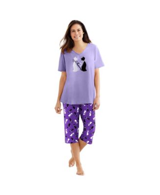 Women's Dreams and Co. 2-Piece Capri PJ Set