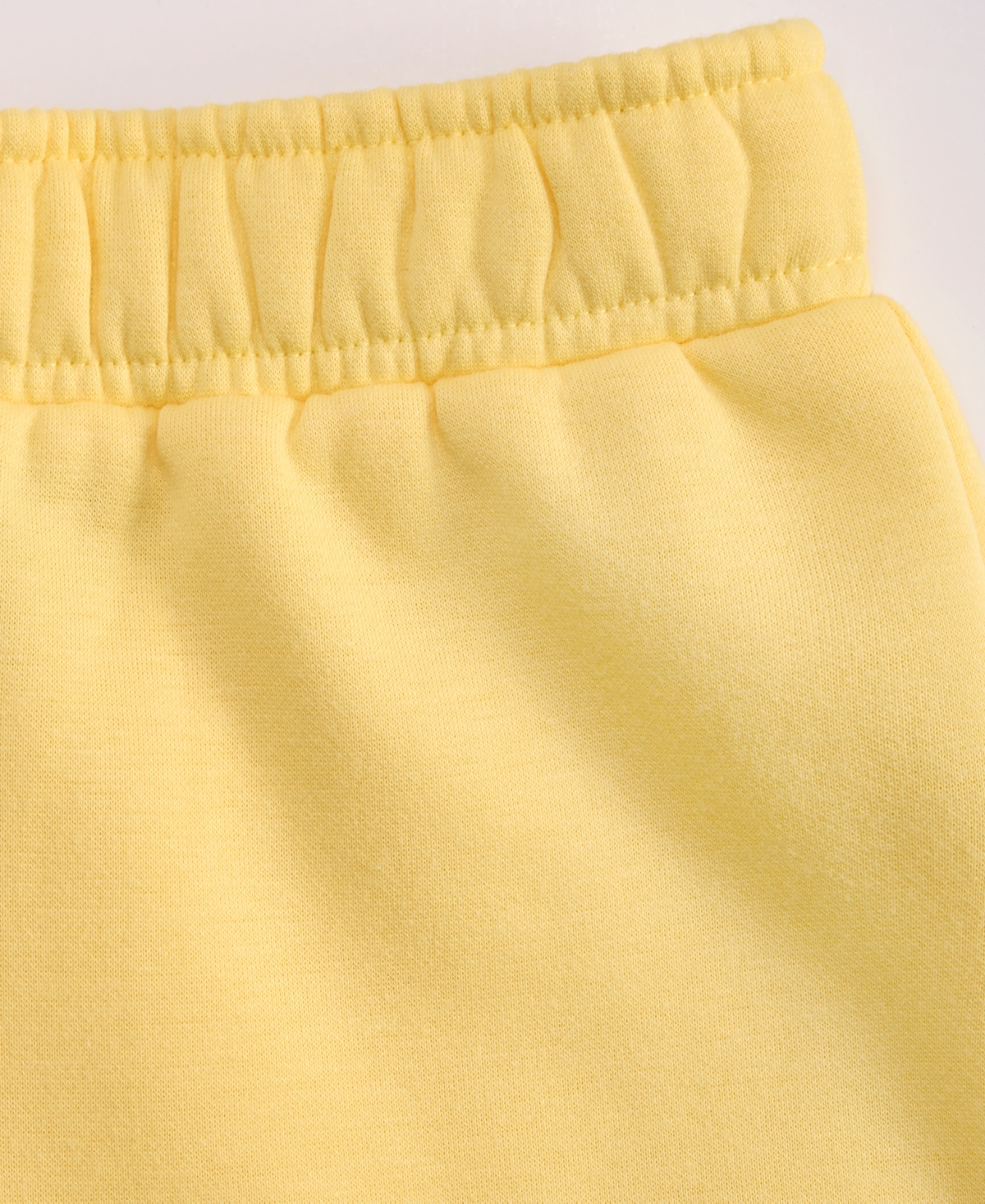 With Jules Big Girl Wide Leg Sweatpant In Lemon Sorb
