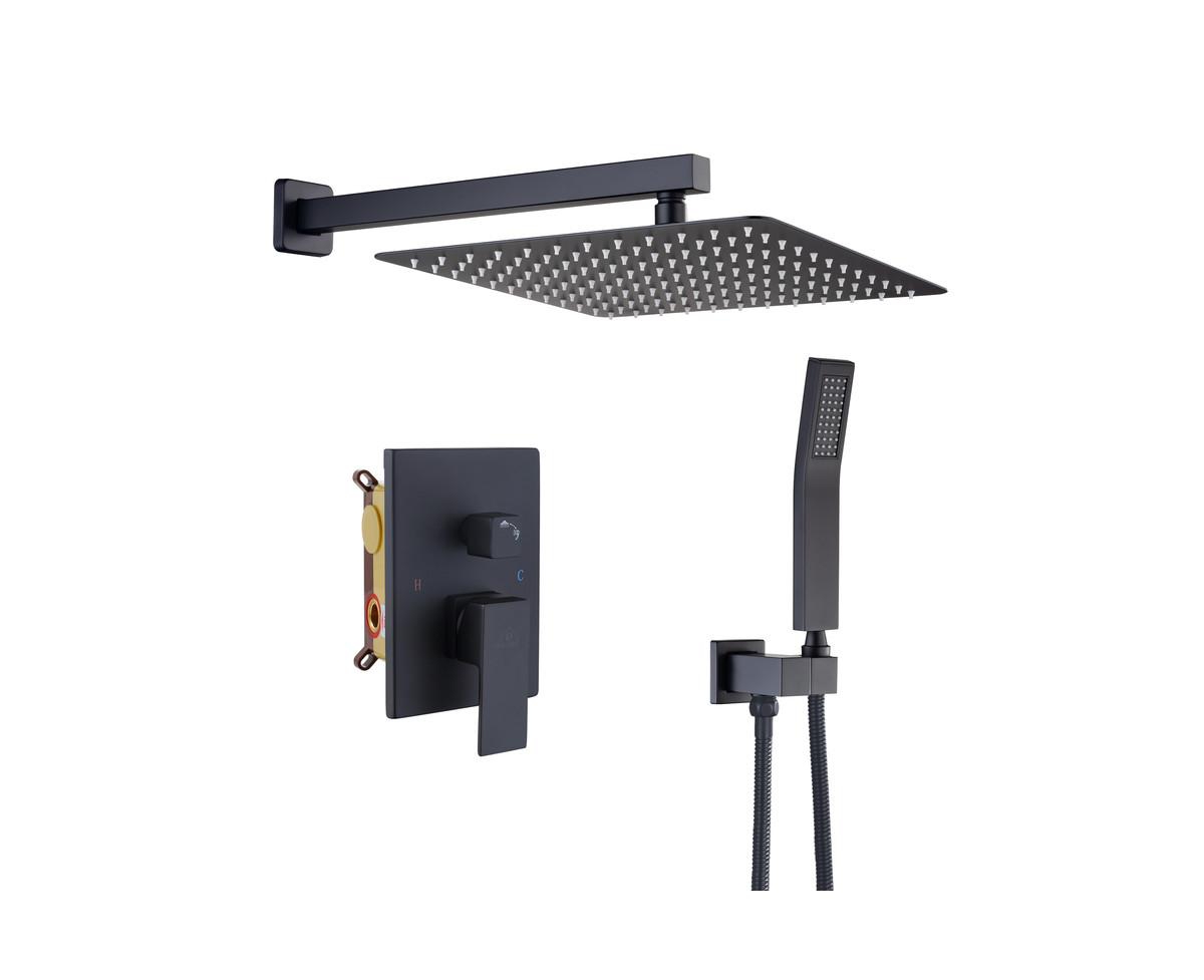 All-In-One Kit with Rough in-Valve - Matte black